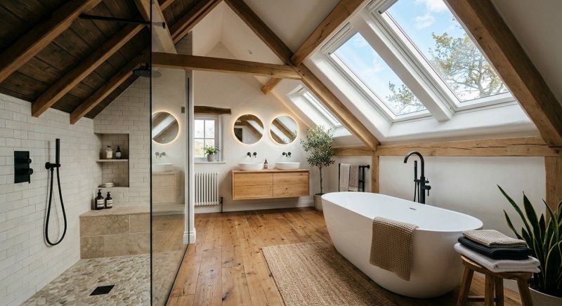 Attic Bathroom Remodeling in Thurston County, WA