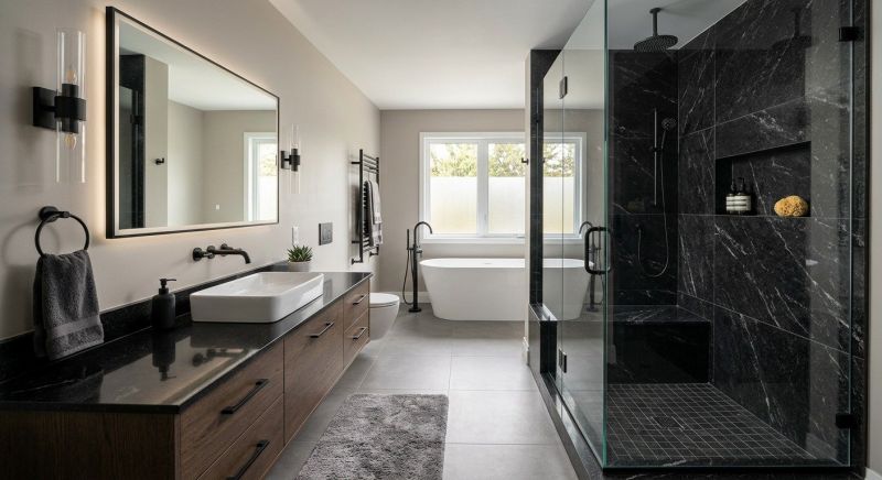 Granite Shower Installation in Thurston County, WA